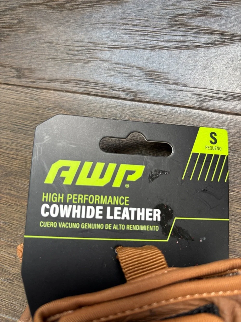 AWP High Performance Cowhide Leather,Velcro wrist ,work gloves